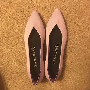 Rothy’s “The Point” - Petal Pink, Size 9.5
